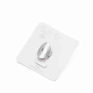 ANILLO ZO8743R Plateado Acero Inoxidable -A45