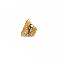 ANILLO ZO8812R Dorado Acero Inoxidable -A52