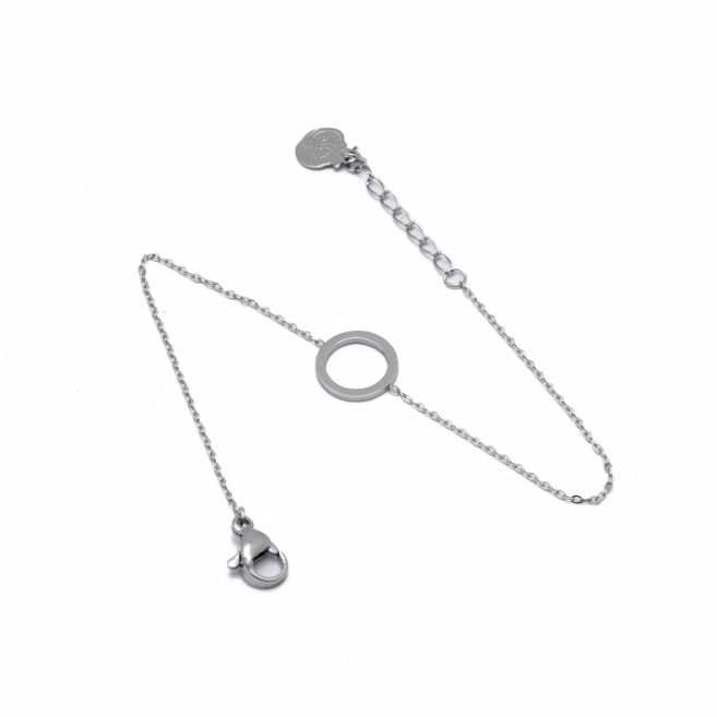 PULSERA ZO13308B Plateado Acero Inoxidable -2B43