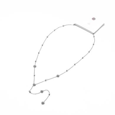 COLLAR ZO13231N Plateado Acero Inoxidable -E32