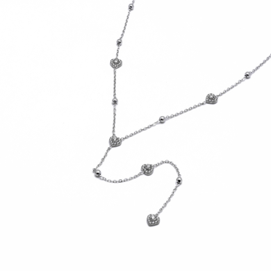 COLLAR ZO13231N Plateado Acero Inoxidable -E32