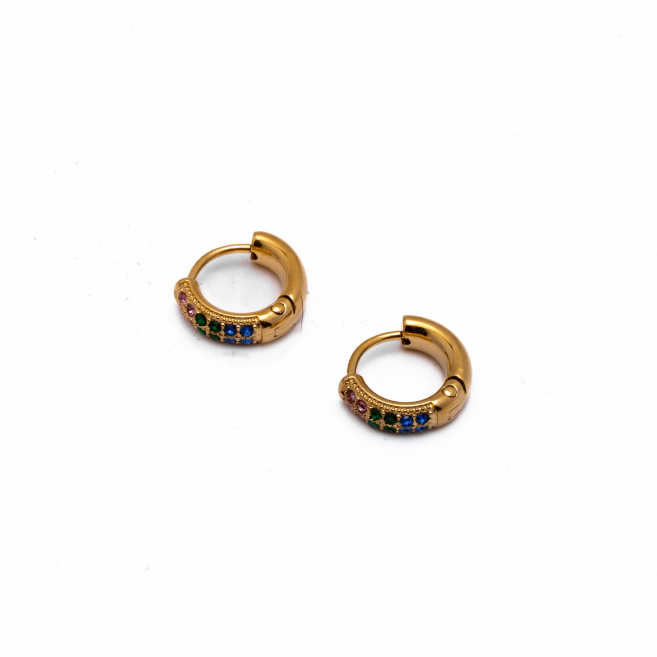 ARETES ZO10542E/8MM/200 Multicolor Acero Inoxidable -F22