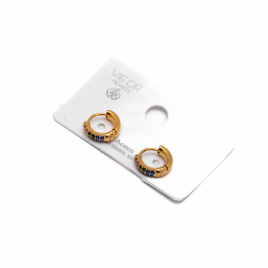 ARETES ZO10542E/8MM/200 Multicolor Acero Inoxidable -F22