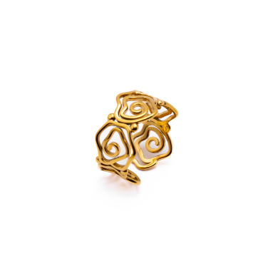 ANILLO Y00400 DORADO Acero Inoxidable 2A46
