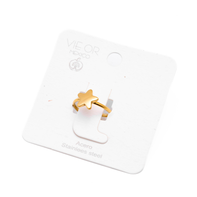 ANILLO ZO13304R Dorado Acero Inoxidable -A11