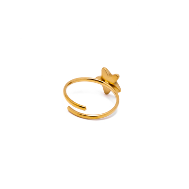 ANILLO ZO13304R Dorado Acero Inoxidable -A11