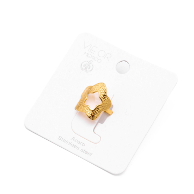 ANILLO ZO8742R Dorado Acero Inoxidable -A36