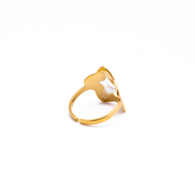 ANILLO ZO8742R Dorado Acero Inoxidable -A36
