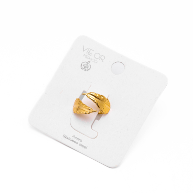 ANILLO Y00305 DORADO Acero Inoxidable 2A34