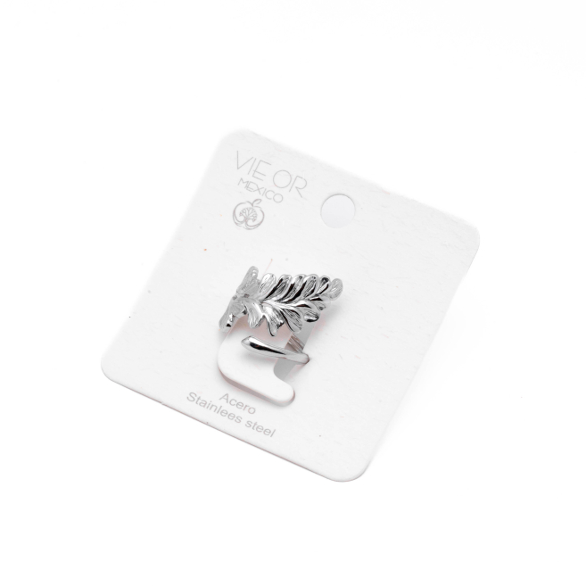 ANILLO ZO14124R Plateado Acero Inoxidable A46