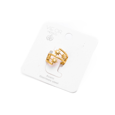ANILLO ZO10244R150 Dorado Acero Inoxidable -2A53