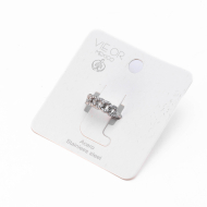 ANILLO ZO12995R Plateado Acero Inoxidable -A31