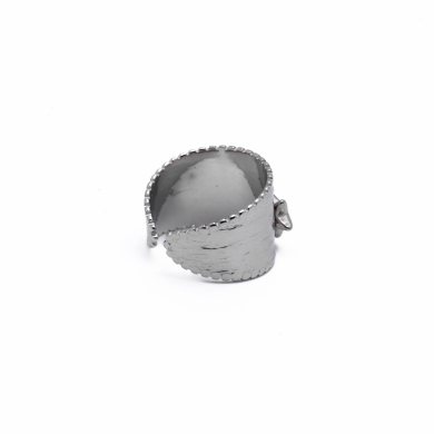 ANILLO ZO10292R Plateado Acero Inoxidable -A35
