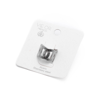 ANILLO ZO8738R Plateado Acero Inoxidable -2A36