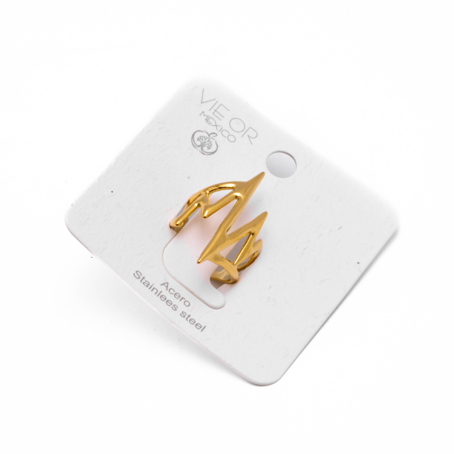 ANILLO ZO10250R150 Dorado Acero Inoxidable -2A24