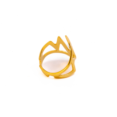 ANILLO ZO10250R150 Dorado Acero Inoxidable -2A24