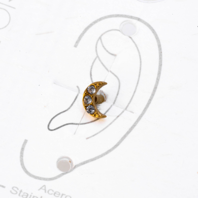 ARETE PIERCING ZO13795E DORADO Acero Inxidable F38