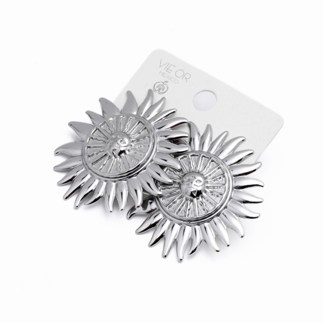 ARETES Y00297 PLATEADO Acero Inoxidable G57
