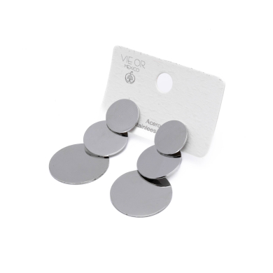 ARETES ZO5862E Bicolor Acero Inoxidable -G25