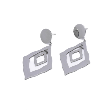 ARETES ZO6353E Plateado Acero Inoxidable -G52
