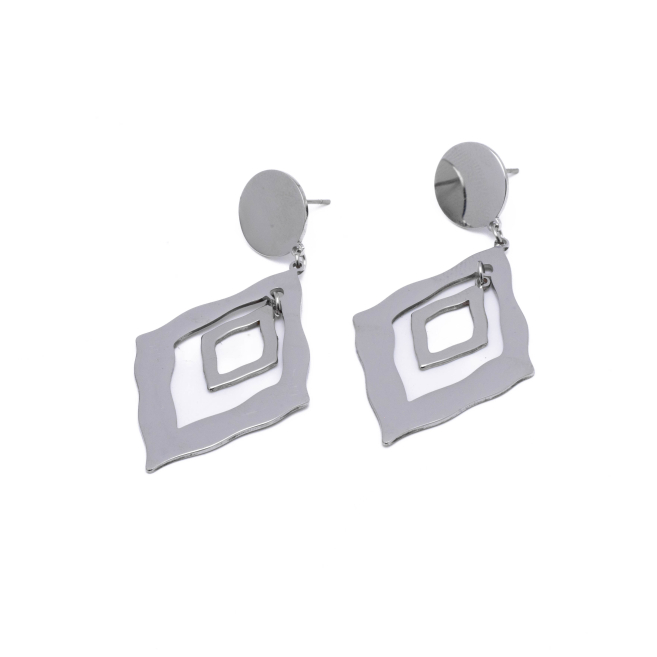 ARETES ZO6353E Plateado Acero Inoxidable -G52