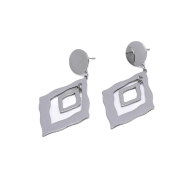 ARETES ZO6353E Plateado Acero Inoxidable -G52