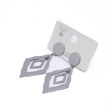 ARETES ZO6353E Plateado Acero Inoxidable -G52