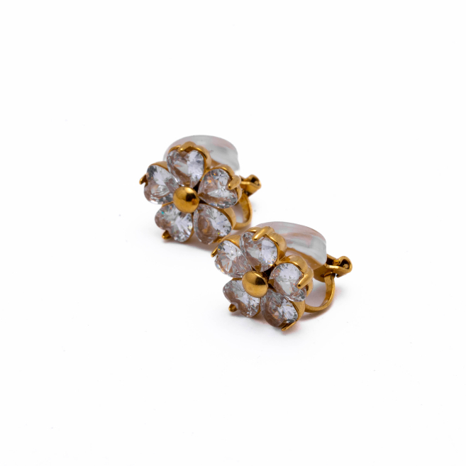 ARETES PINZA ZO14579E DORADO Acero Inxidable F52