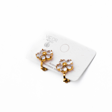 ARETES PINZA ZO14579E DORADO Acero Inxidable F52