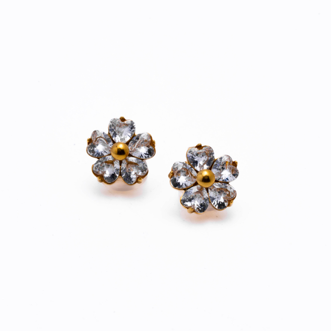 ARETES PINZA ZO14579E DORADO Acero Inxidable F52