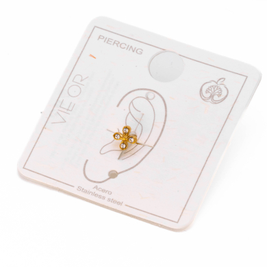 ARETE PIERCING ZO13793E DORADO Acero Inxidable F38