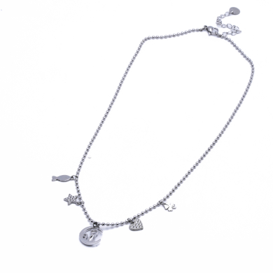 COLLAR ZO13622N Plateado Acero Inoxidable E26