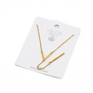 COLLAR ZO3975N Dorado Acero Inoxidable E22