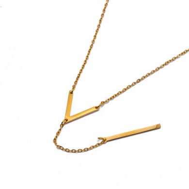 COLLAR ZO3975N Dorado Acero Inoxidable E22