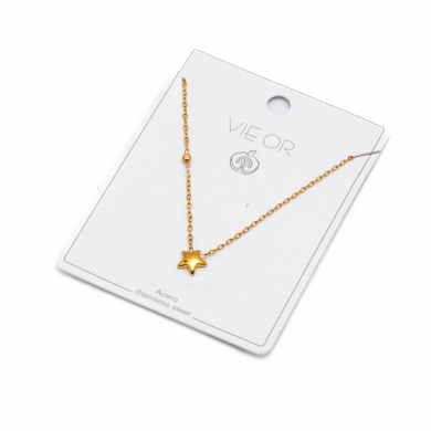 COLLAR Y00452 DORADO Acero Inoxidable E21