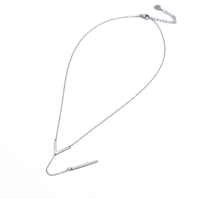 COLLAR ZO3975N Plateado Acero Inoxidable E22