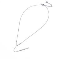 COLLAR ZO3975N Plateado Acero Inoxidable E22