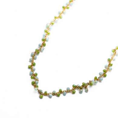 COLLAR Y00078 VERDE Acero Inoxidable 2D35