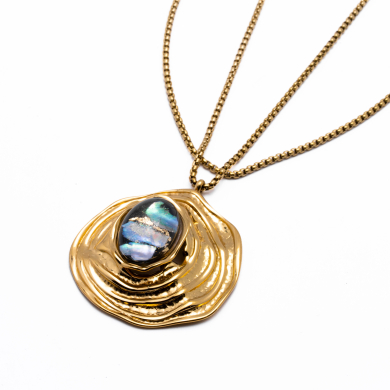 COLLAR Y00608 NEGRO Acero Inoxidable 2D45