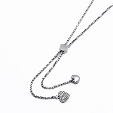 COLLAR ZO13893N PLATEADO Acero Inoxidable 2D47