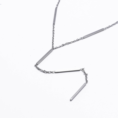 COLLAR Y00435 PLATEADO Acero Inoxidable 2D33