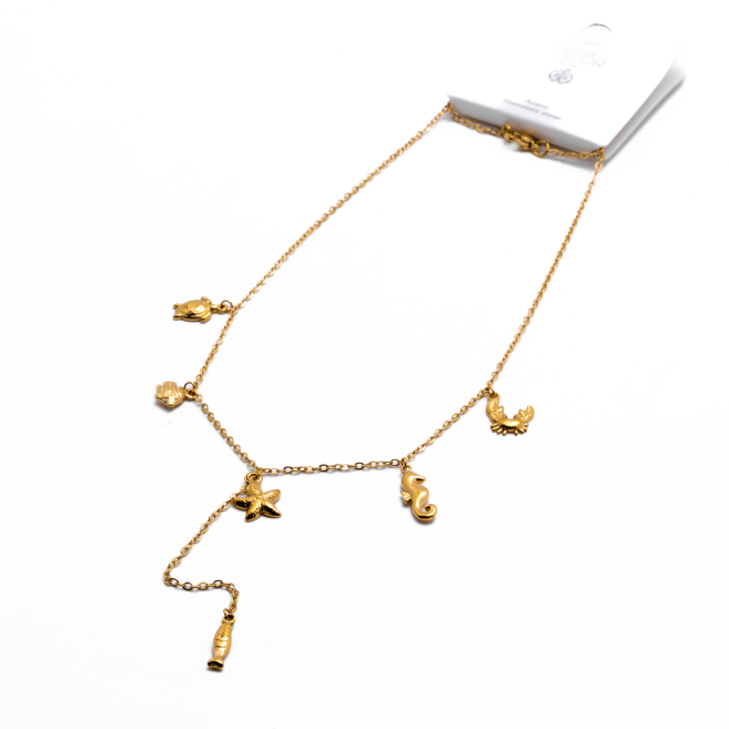 COLLAR Y00455 DORADO Acero Inoxidable
