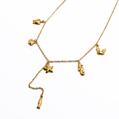 COLLAR Y00455 DORADO Acero Inoxidable