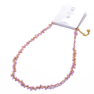 COLLAR Y00078 LILA Acero Inoxidable 2D35