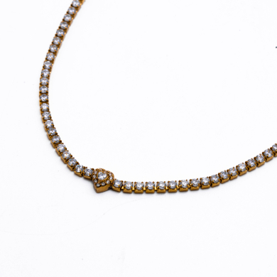 COLLAR ZO12844N Dorado Acero Inoxidable -2D16