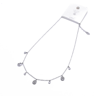COLLAR ZO14927N PLATEADO Acero Inxidable 2D210