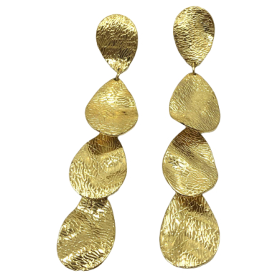 ARETES ZO14391E DORADO Acero Inoxidable