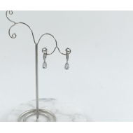 ARETES ZO11682E PLATEADO Acero Inoxidable G22