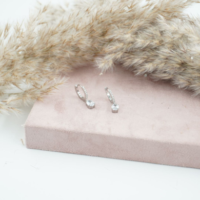 ARETES ZO11682E PLATEADO Acero Inoxidable G22