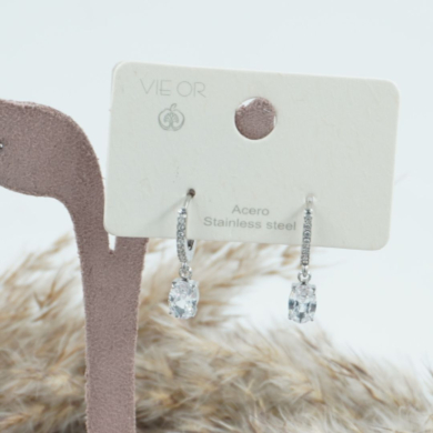 ARETES ZO11682E PLATEADO Acero Inoxidable G22